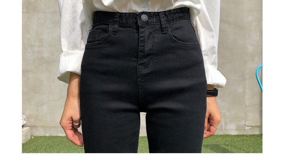 [숏.롱/4size] 롱걸 하이웨스트 롱부츠컷진-3color 상세 이미지 23
