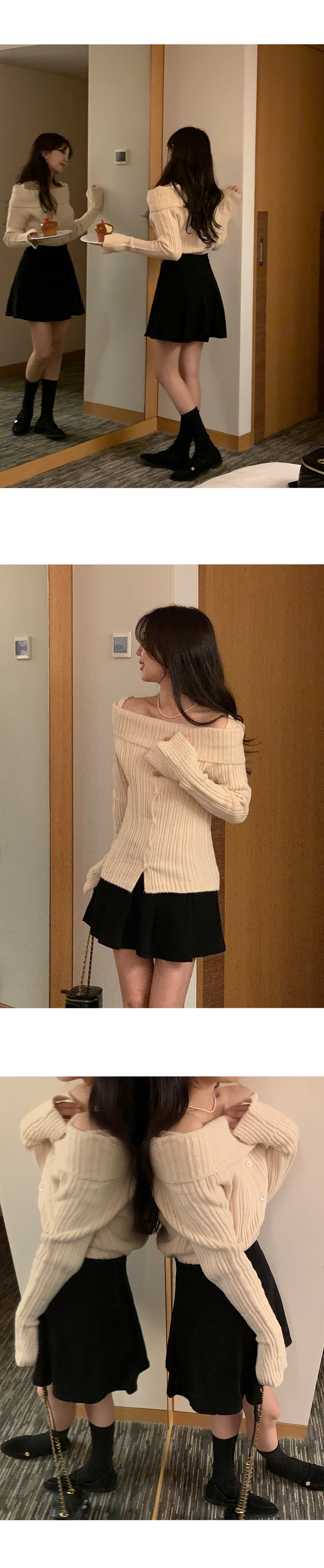 🎬[속바지o] 켈리 코듀로이 플리츠 미니 스커트 -3color 상세 이미지 6