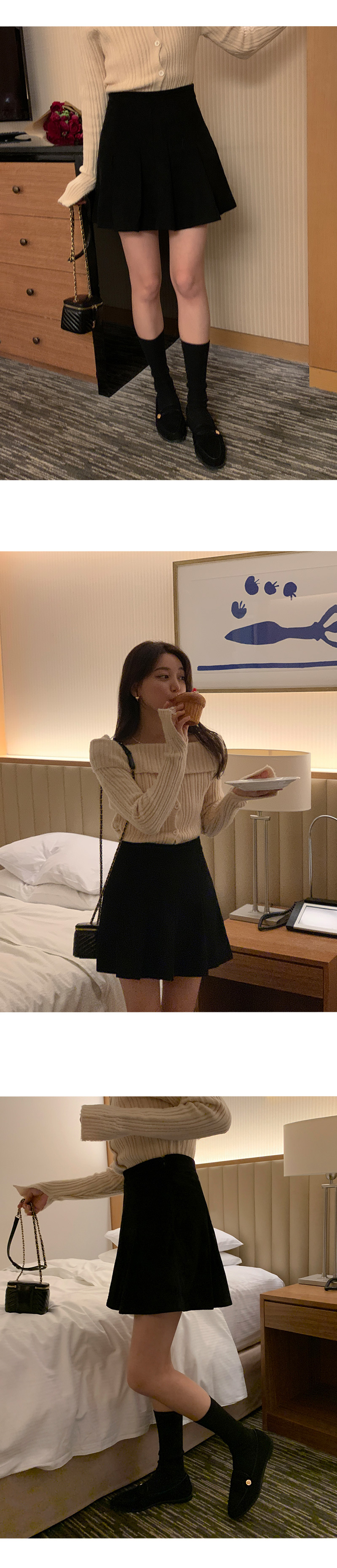 🎬[속바지o] 켈리 코듀로이 플리츠 미니 스커트 -3color 상세 이미지 7