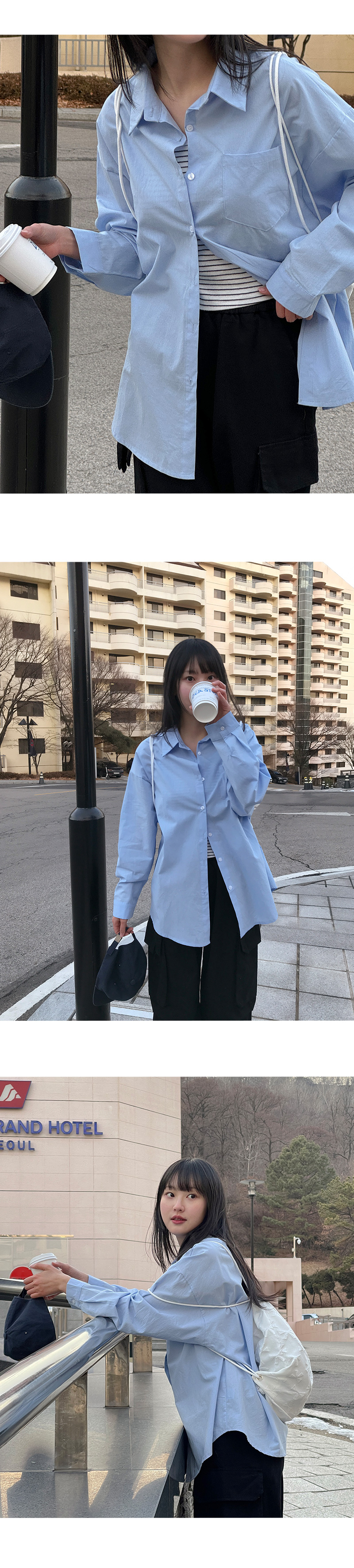 플레비 리본 패턴 스트링 백팩 -2color 상세 이미지 13