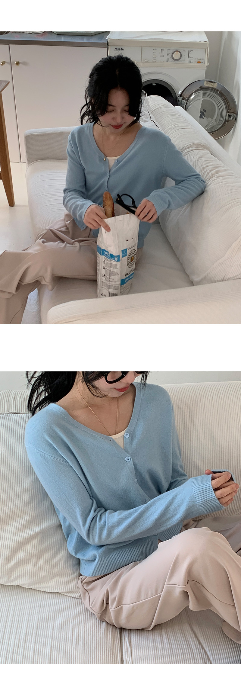 🎬 테로즈 브이넥 긴팔 가디건 -6color 상세 이미지 44