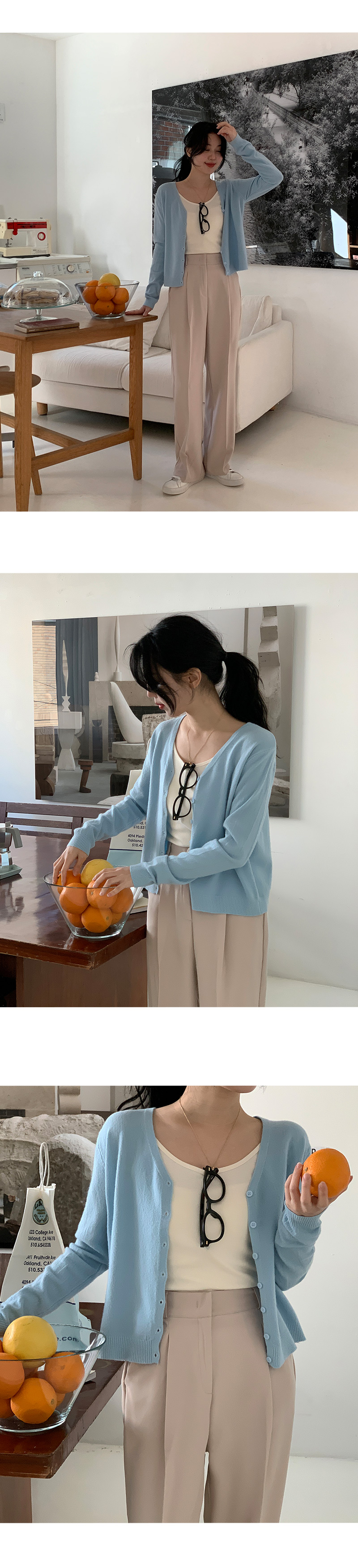 🎬 테로즈 브이넥 긴팔 가디건 -6color 상세 이미지 45