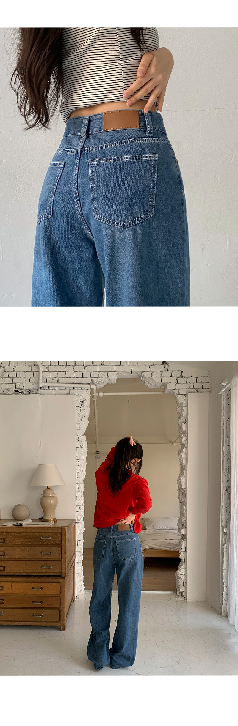 🎬[made/4size] 센버 워싱 와이드 데님 팬츠 -4color 상세 이미지 34