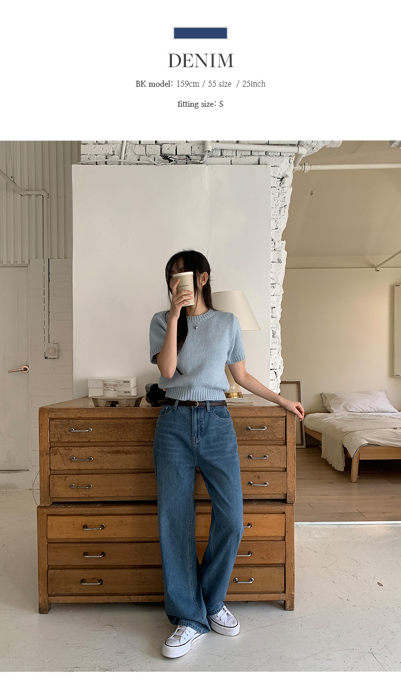 🎬[made/4size] 센버 워싱 와이드 데님 팬츠 -4color 상세 이미지 35