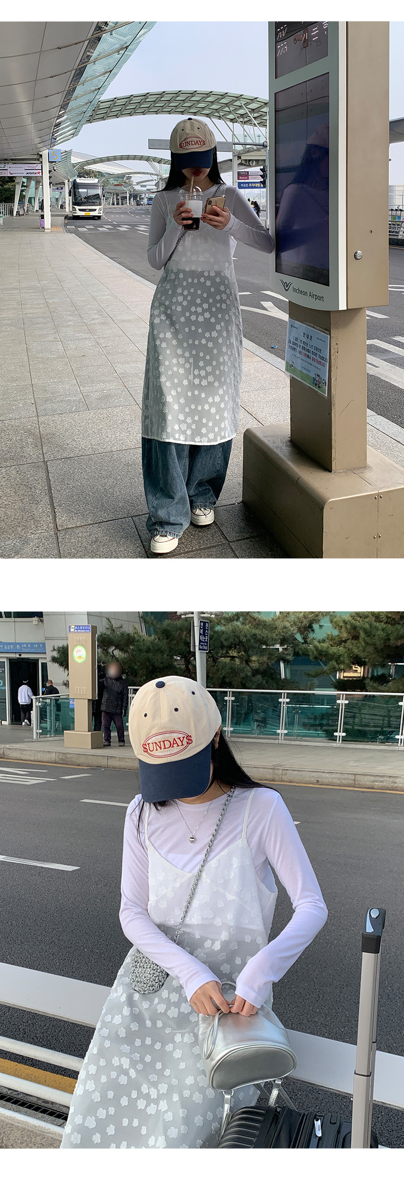 [숏.롱/4size] 셀로딘 절개 워싱 와이드 데님 팬츠 -5color 상세 이미지 14