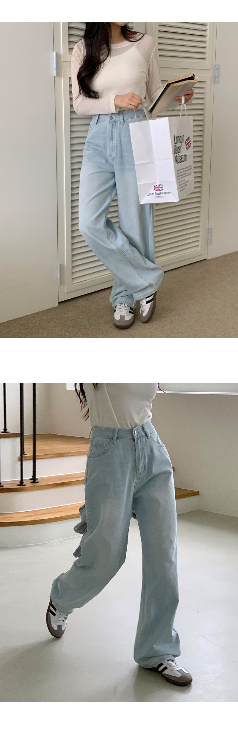 🎬[made/4size] 센버 워싱 와이드 데님 팬츠 -4color 상세 이미지 10