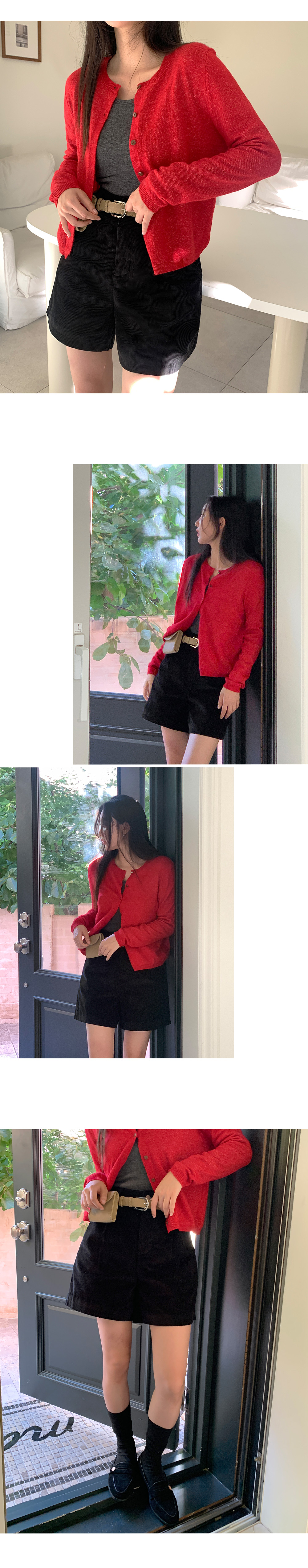 [단독] 🎬[made/4size] 데어 핀턱 코듀로이 A라인 숏 반바지 -3color 상세 이미지 26