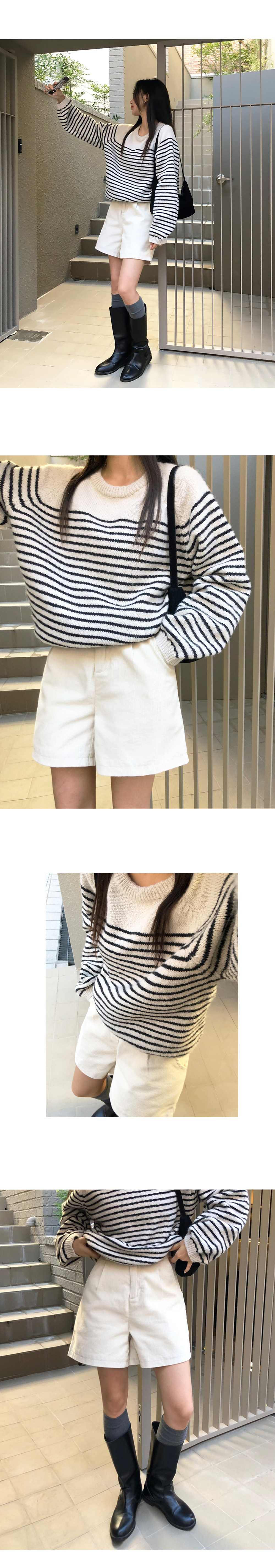 [단독] 🎬[made/4size] 데어 핀턱 코듀로이 A라인 숏 반바지 -3color 상세 이미지 55