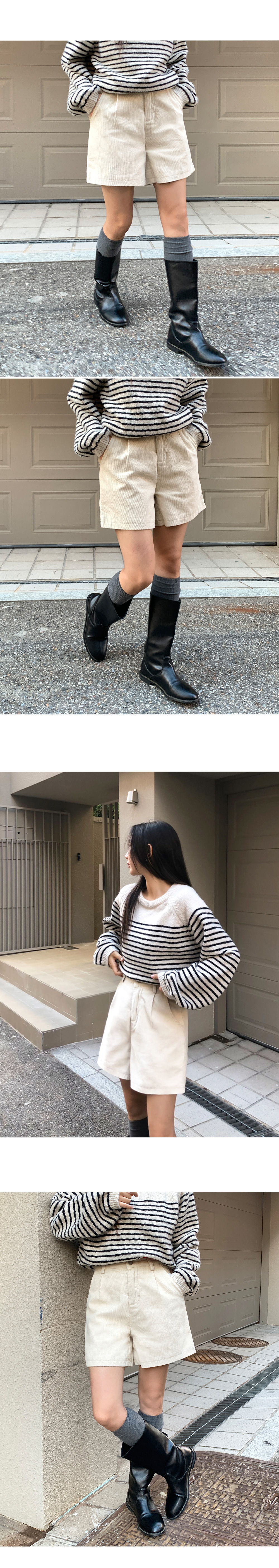 [단독] 🎬[made/4size] 데어 핀턱 코듀로이 A라인 숏 반바지 -3color 상세 이미지 51