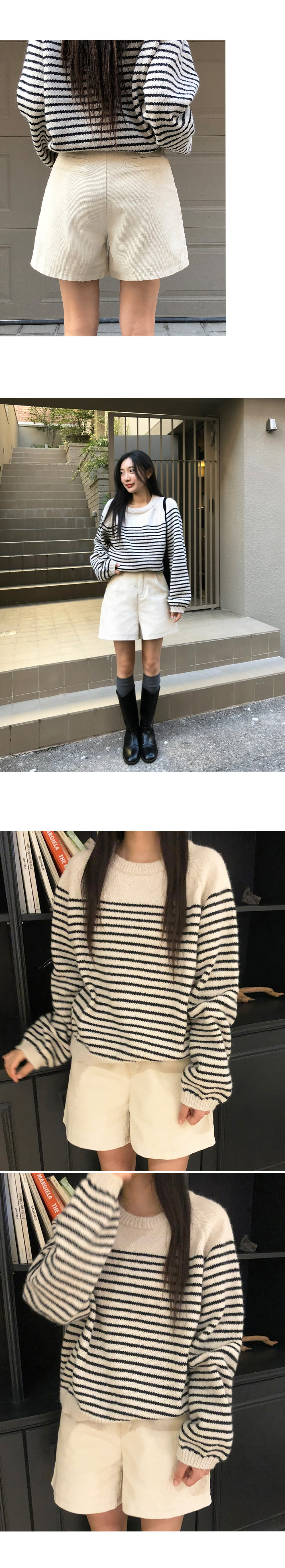 [단독] 🎬[made/4size] 데어 핀턱 코듀로이 A라인 숏 반바지 -3color 상세 이미지 52