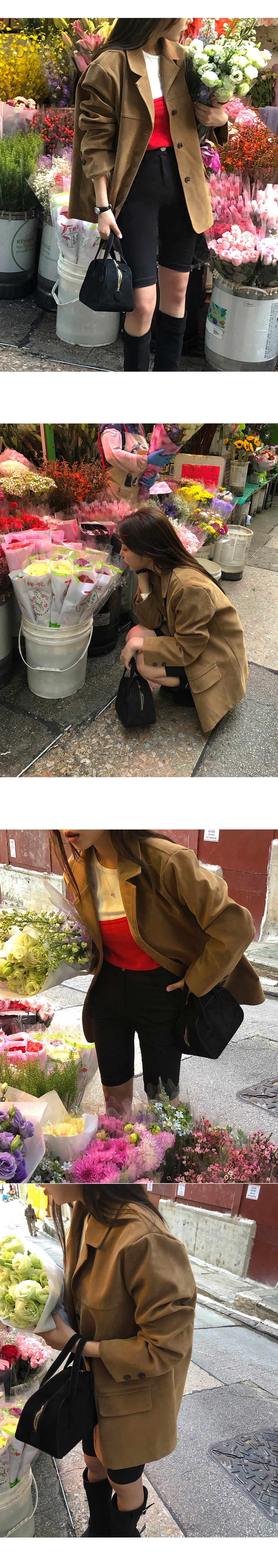 마민드 루즈핏 스웨이드 자켓 -2color 상세 이미지 26