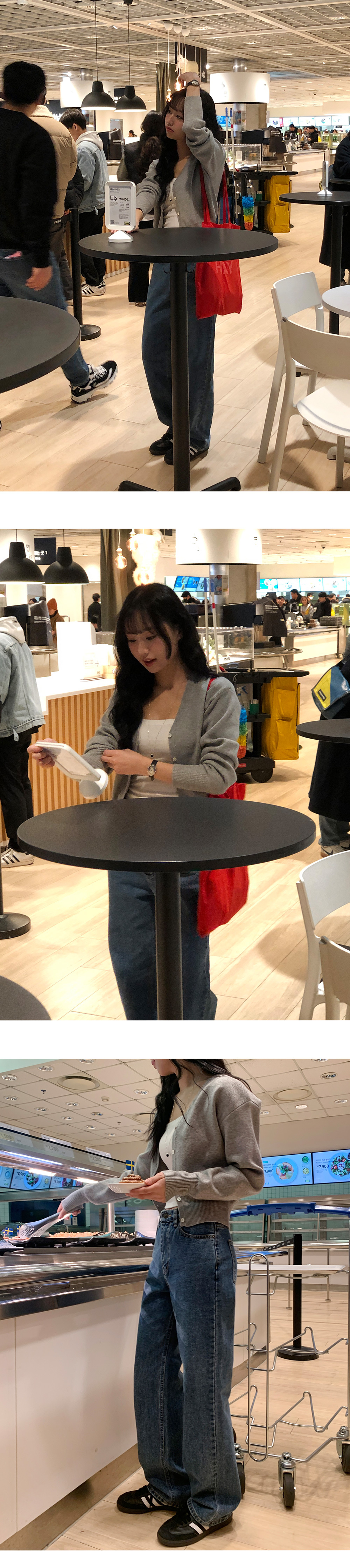 데이븐 베이직 일자 세미 와이드 데님 팬츠 상세 이미지 12